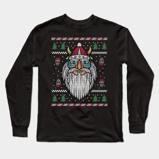 Viking Ugly Christmas Sweater Long Sleeve T-Shirt